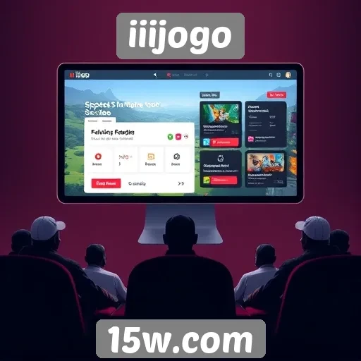 Análise da interface do site iiijogo